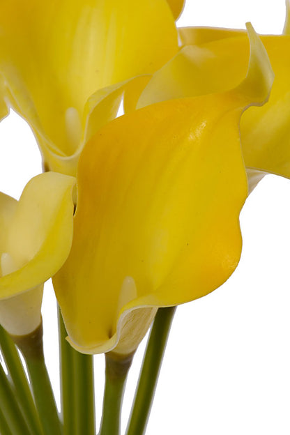 14" Calla Lily Bundle Yellow