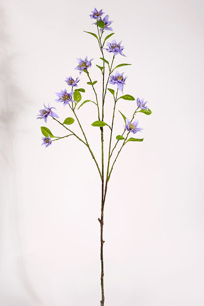 42.5" Silk Clematis Spray Purple