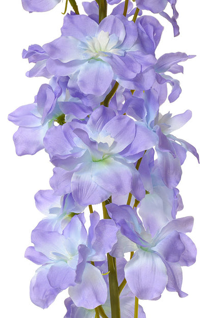 47.25&quot; Silk Delphinium Spray (Light Blue/Lavender)