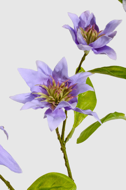 42.5" Silk Clematis Spray Purple