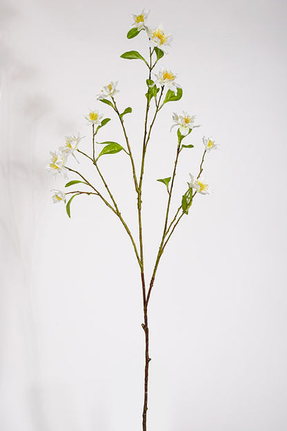 42.5" Silk Clematis Spray White