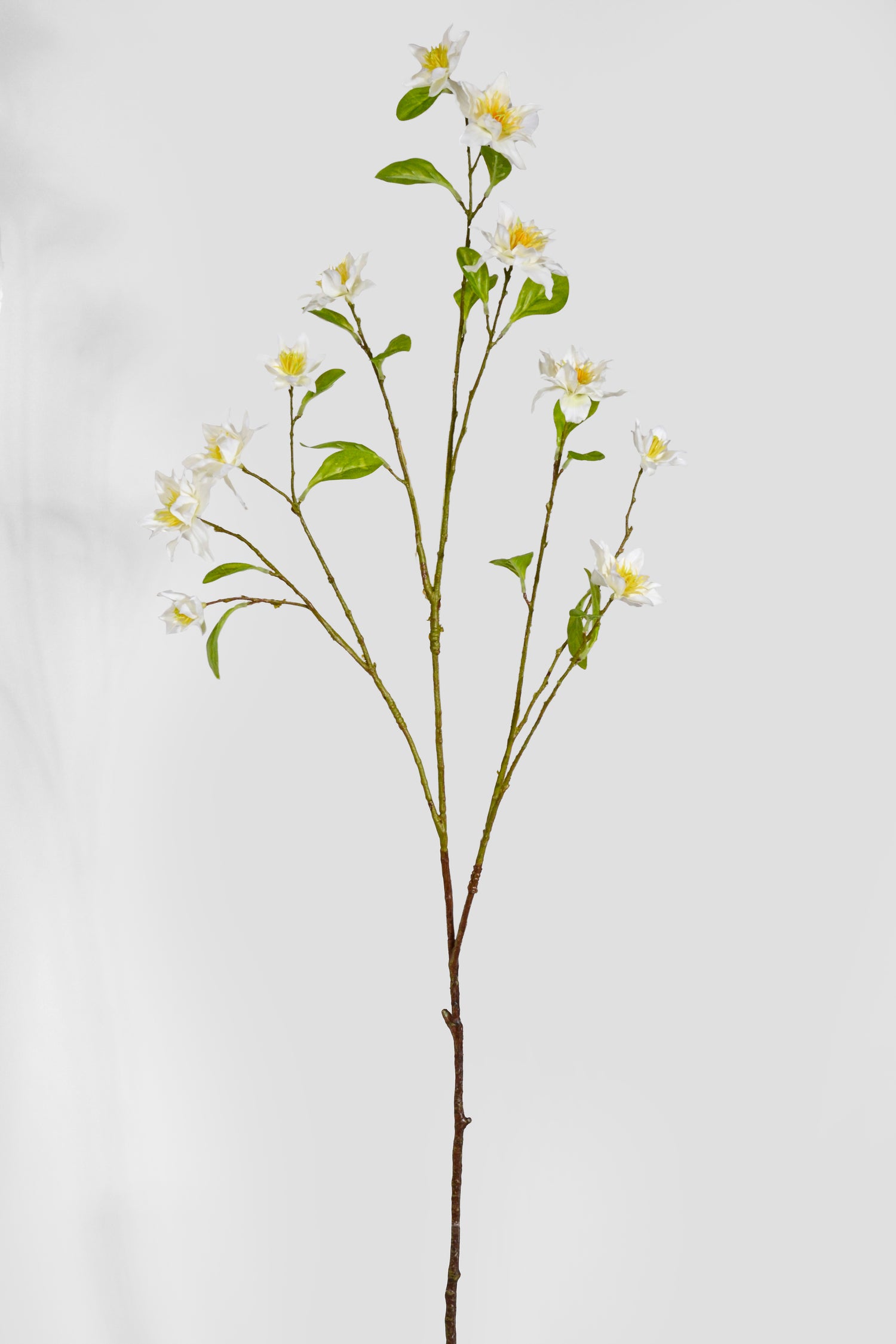 42.5" Silk Clematis Spray White