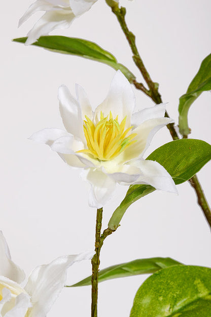 42.5" Silk Clematis Spray White
