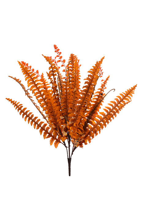 23.75" Fern Bush (Orange)
