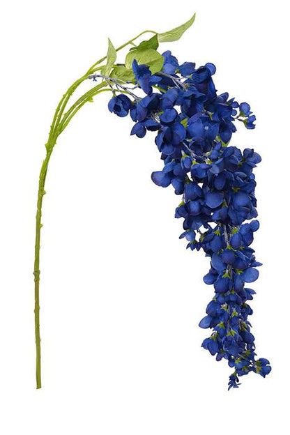 39.5" Hanging Silk Cassla Spray Blue