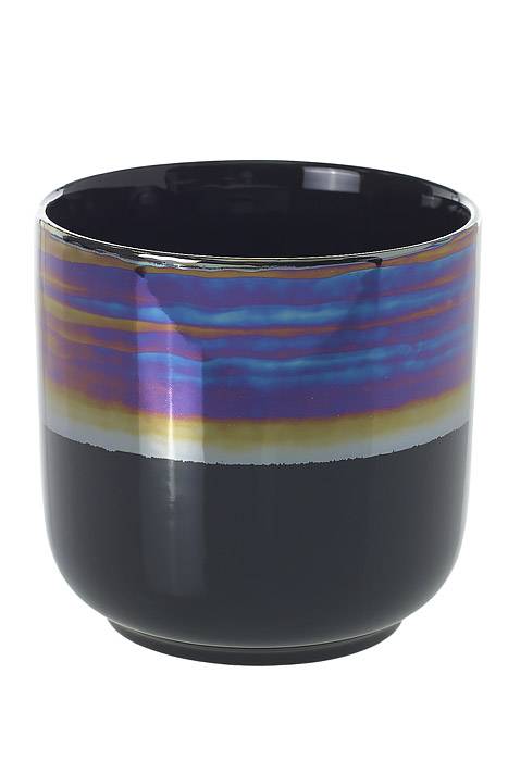 5.25" X 5" Mirage Pot (Black)