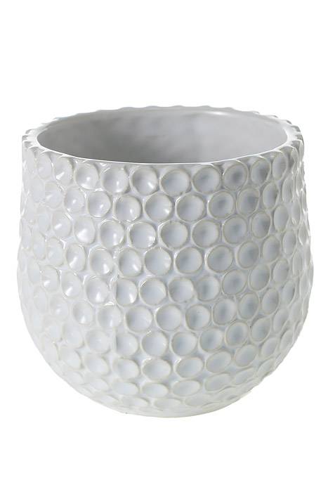 4.75"x 4.5" Ginny Pot White