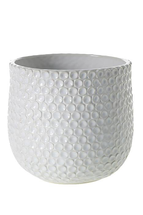6.75"x 6" Ginny Pot (White)
