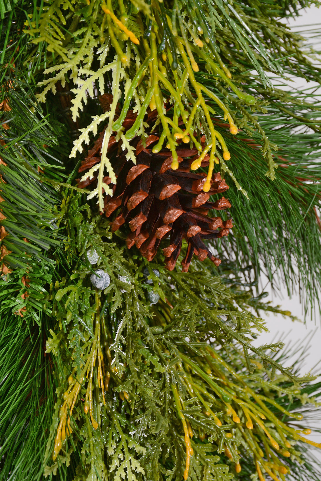36" Cone/Cedar/Pine Teardrop Green/Brown