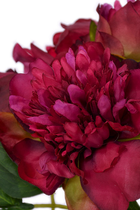 12.5" Silk Peony Bundle Beauty