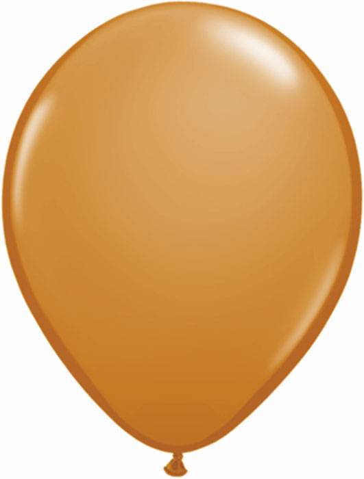 11" Fashion Latex Balloon Mocha Brown Pkg/100
