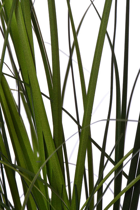 39" Grass Bush In Pot Green Two Tones
