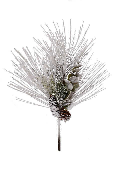 21" Snow Sugar Pine Pick Green