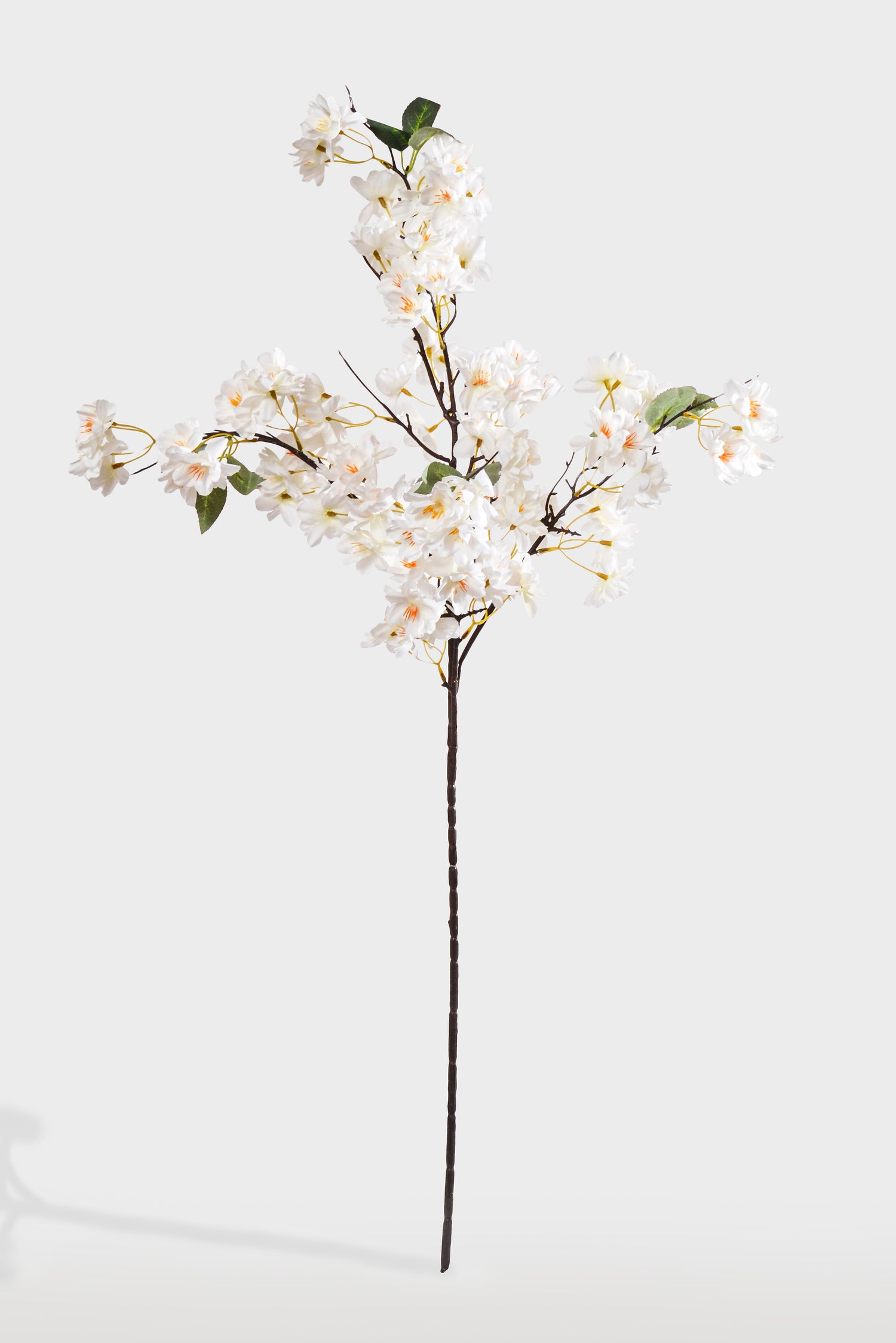36" Silk Cherry Blossom Spray White