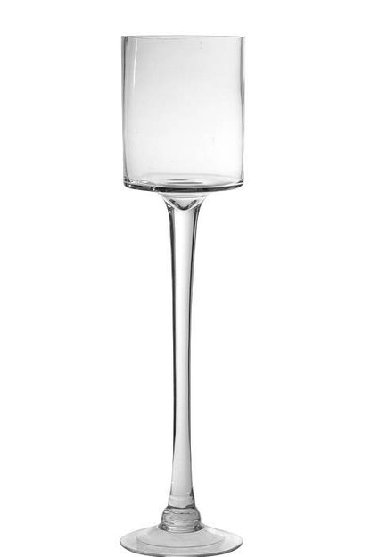 4.70" X 23.5" Glass Vase Clear