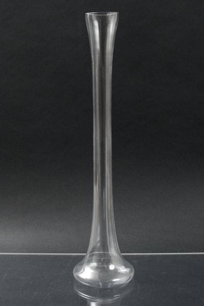 2.25" X 19.75" Glass Skyline Vase Clear