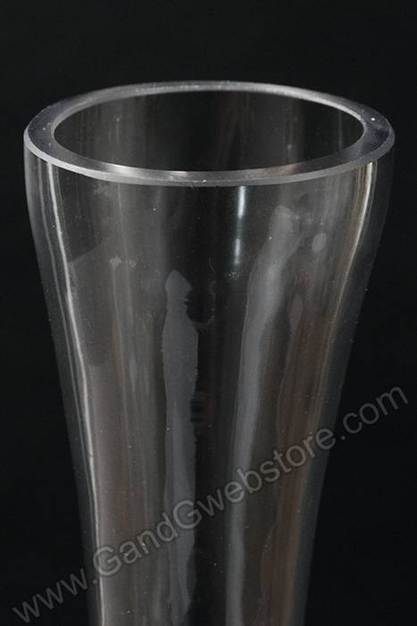 2.25" X 19.75" Glass Skyline Vase Clear