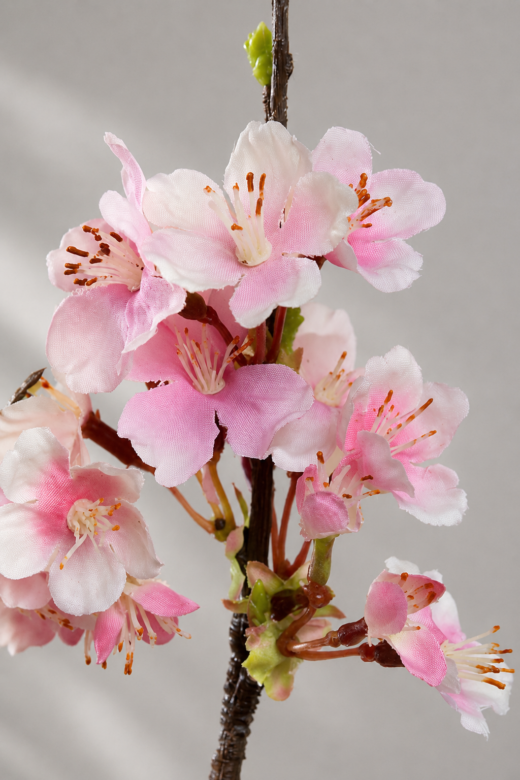 51" Silk Cherry Blossom Spray Pink/cream