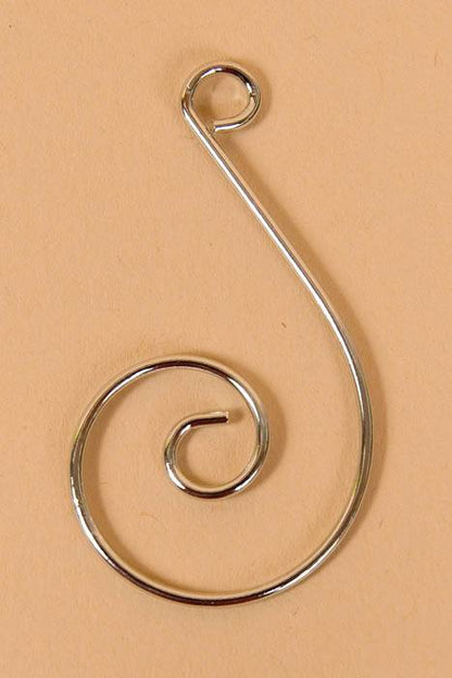 4cm "s" Wire Hoop Pkg/72