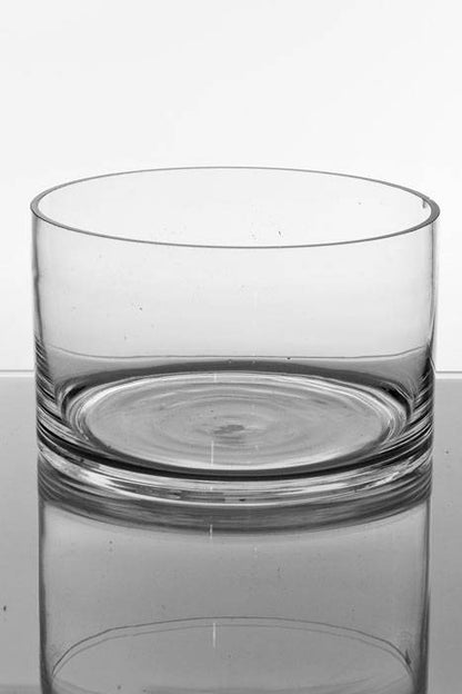 8" X 5" Cylinder Glass Vase Clear