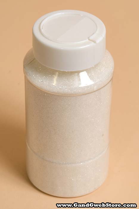 16oz X 0.015" Glitter White