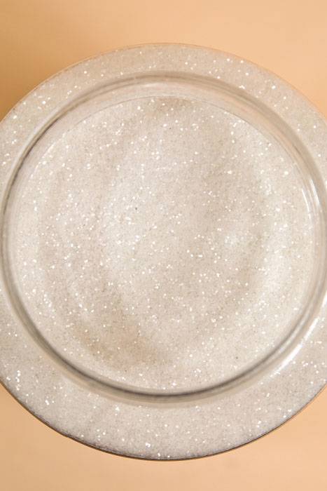16oz X 0.015" Glitter White