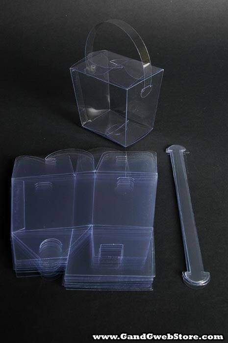 3.5" X 2.5" X 3.25" Pvc Box Clear Pkg/12