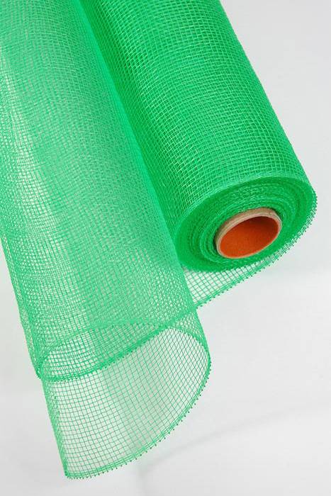 21" X 10yds Floral Mesh Spring Green