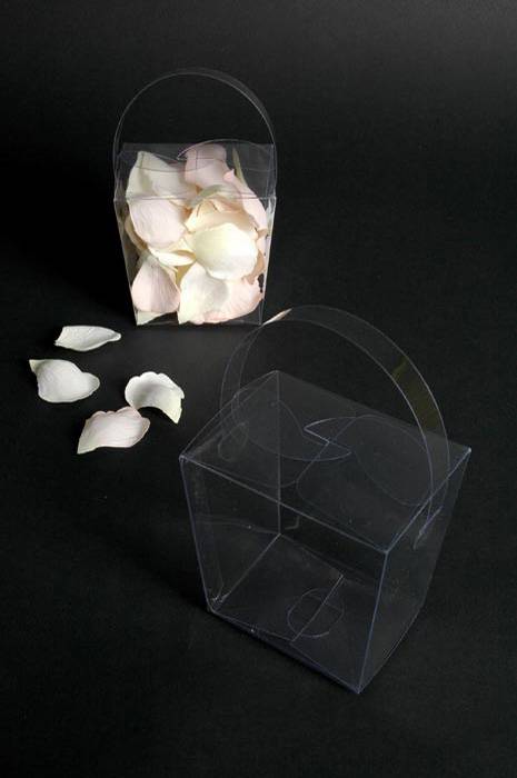 3.5" X 2.5" X 3.25" Pvc Box Clear Pkg/12