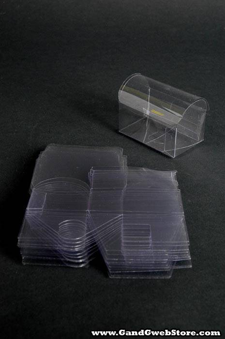 2.75" X 1.75" X 2" Pvc Trunk Box Clear Pkg/12