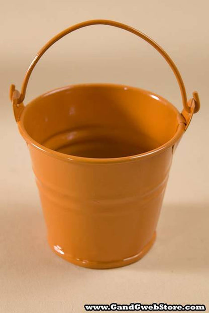 2.25" Favor Bucket Orange Pkg/12