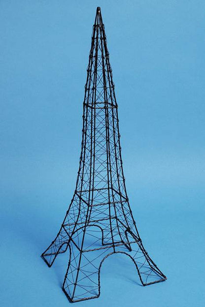 24" Wire Eiffel Tower Black