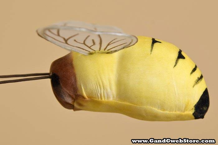 3" Bees Yellow Pkg/12