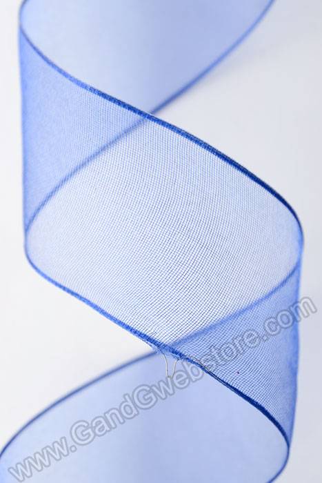 1.5" X 25yds Encore Wired Ribbon Royal Blue