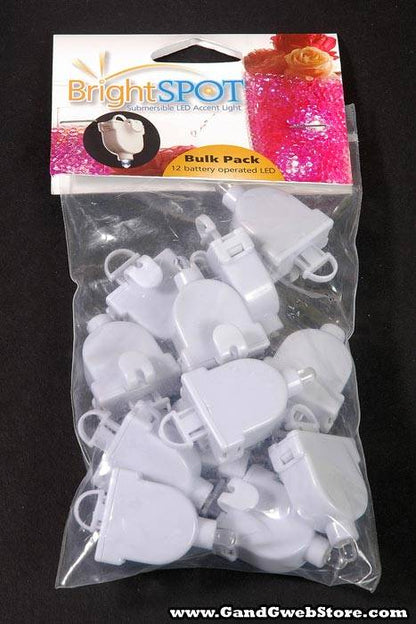 Submersible Led Light White Pkg/12