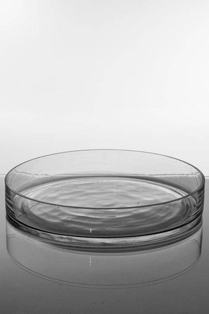 12" X 2" Cylinder Glass Vase Clear