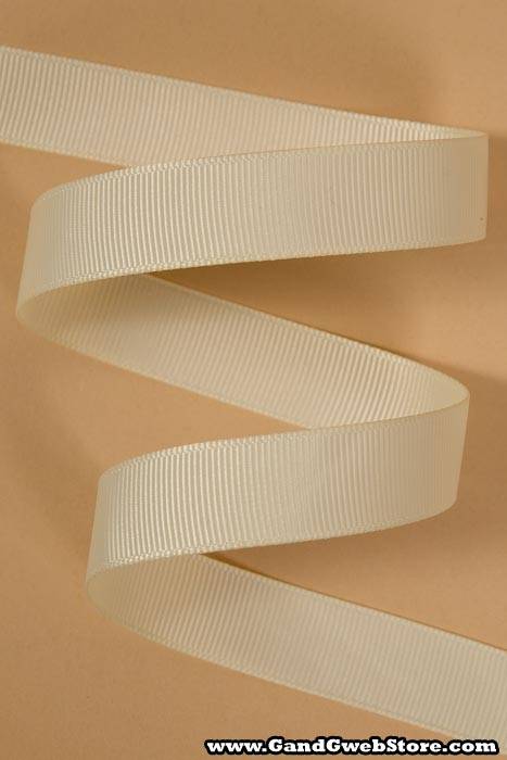 Grosgrain Ribbon Ivory