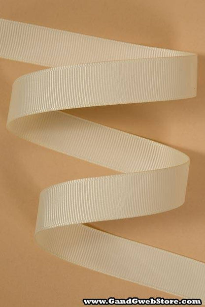 Grosgrain Ribbon Ivory