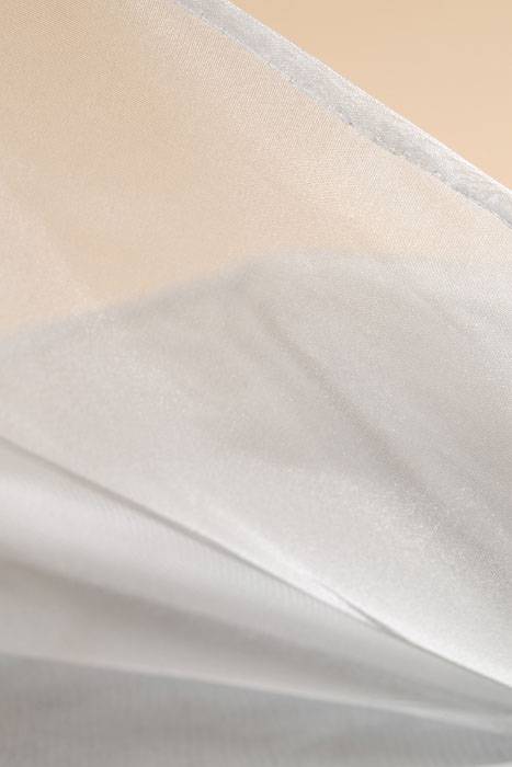 54" X 5yds Metallic Organza Fabric Silver