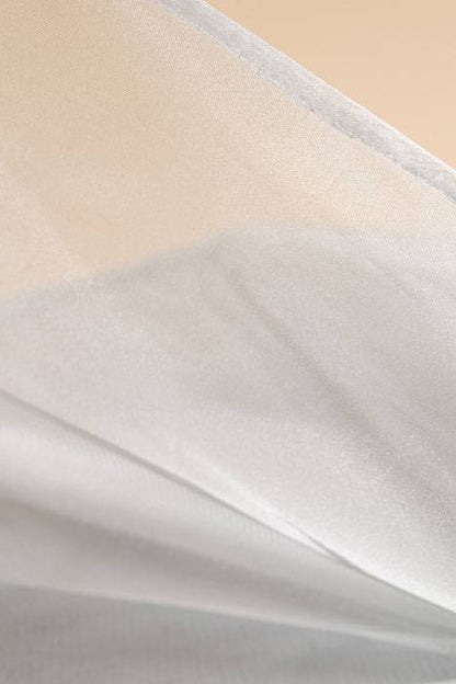 54" X 5yds Metallic Organza Fabric Silver