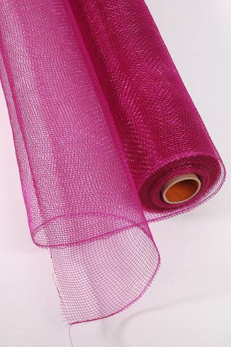 21" X 10yds Floral Mesh Deep Mauve