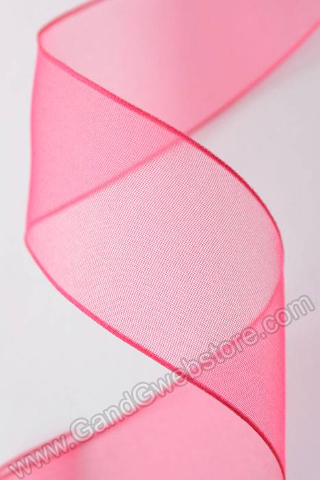 1.5" X 25yds Encore Wired Ribbon Fuchsia