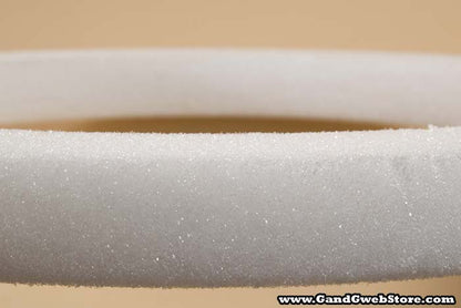 12&quot; White Flat Wreath Ea