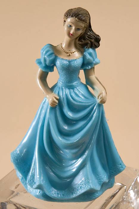 4.5&quot; Bridesmaid Turquoise Pkg/12