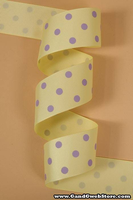 1-1/2" X 17yds Grosgrain Baby Maize 