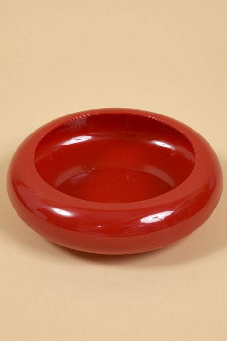 7.25" Frisbee Dish Red Pkg/6