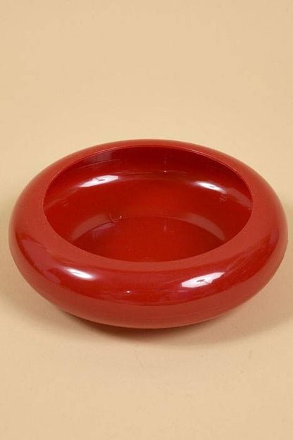 7.25" Frisbee Dish Red Pkg/6