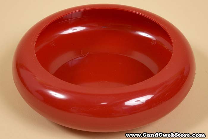 7.25" Frisbee Dish Red Pkg/6