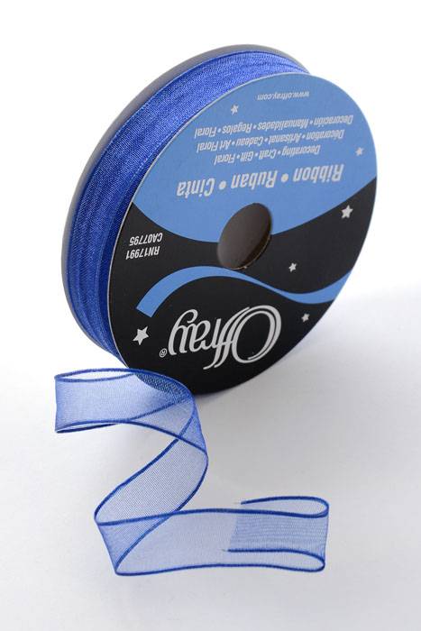 5/8" X 25yds Encore Wired Ribbon Royal Blue