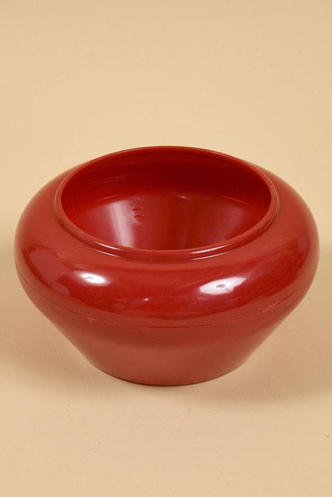 7.25" Potpourri Bowl Red Pkg\6